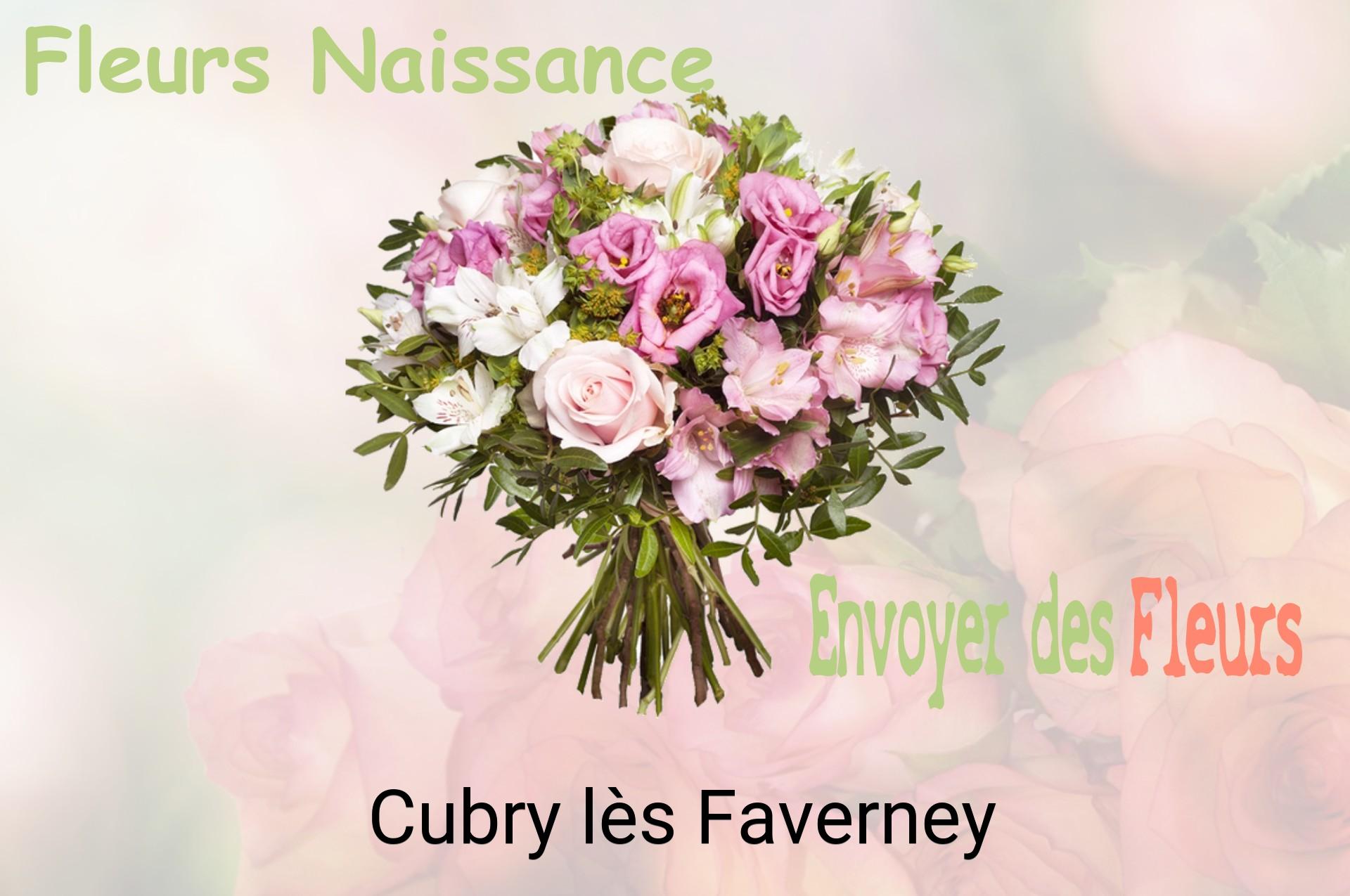Bouquet de fleurs de naissance livré à Cubry-lès-Faverney
