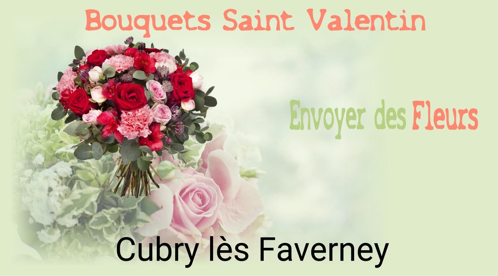 Roses de Saint-Valentin livrées à Cubry-lès-Faverney